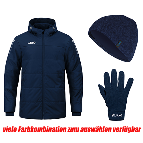 Coachjacke - Kapuze , Mütze & Handschuhe