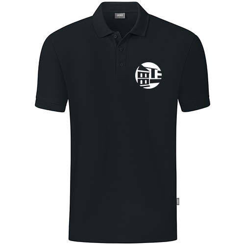 Adolfinum Polo schwarz mit Logo