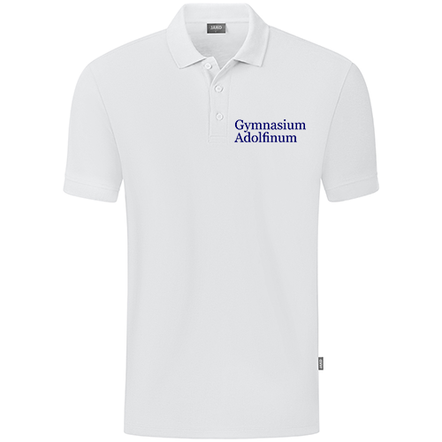 Adolfinum Polo weiss mit Schriftzug