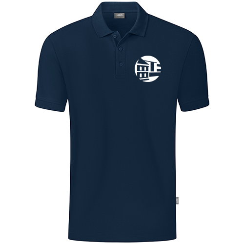 Adolfinum Polo blau mit Logo